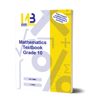 Grade 10 Mindbourne Mathematics Textbook IEB/DBE (without video license)