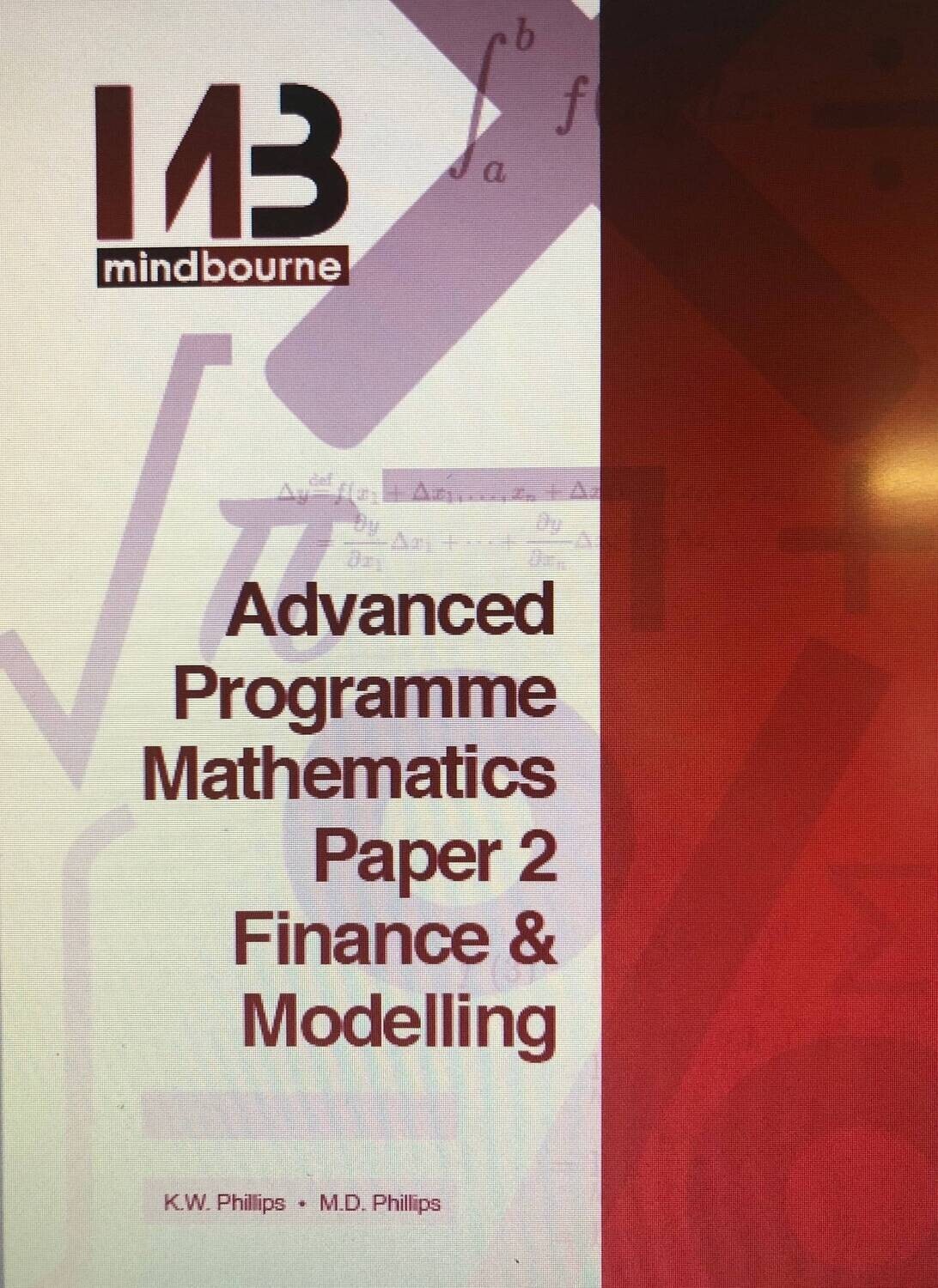 Grade 10 - 12 Mindbourne Finance &amp; Modelling Paper 2