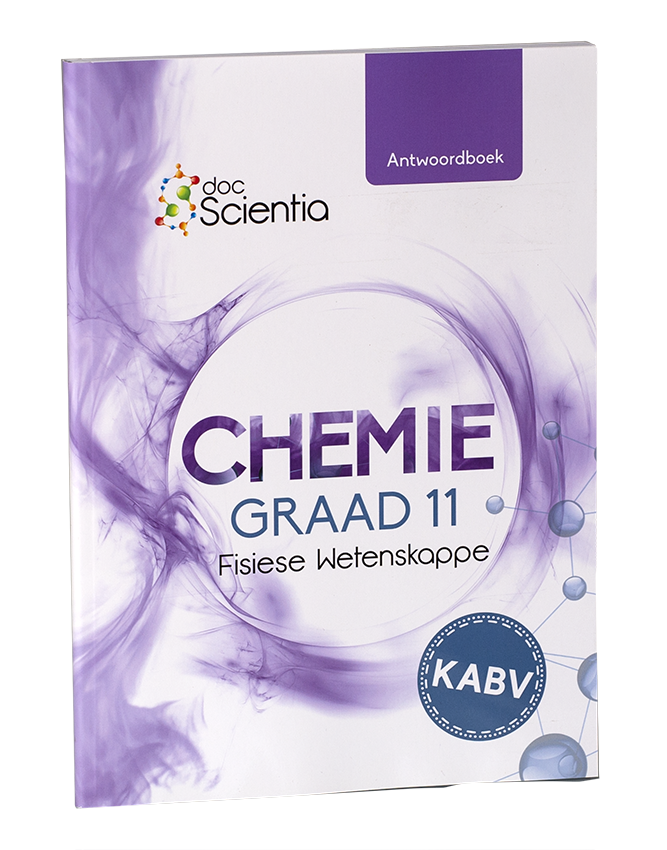 Graad 11 DocScientia Chemie Antwoordboek (Swart en Wit)