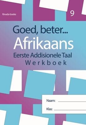 Graad 9 Goed Beter Afrikaans Werkboek (New Edition)