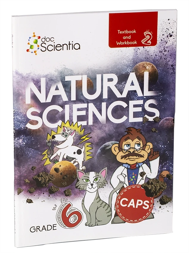 Grade 6 DocScientia Textbook and WBK Book 2 Natural Sciences Colour