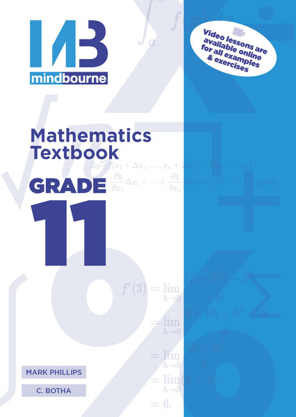 Grade 11 Mindbourne Mathematics Textbook / Workbook (WITHOUT VIDEO LICENSE)