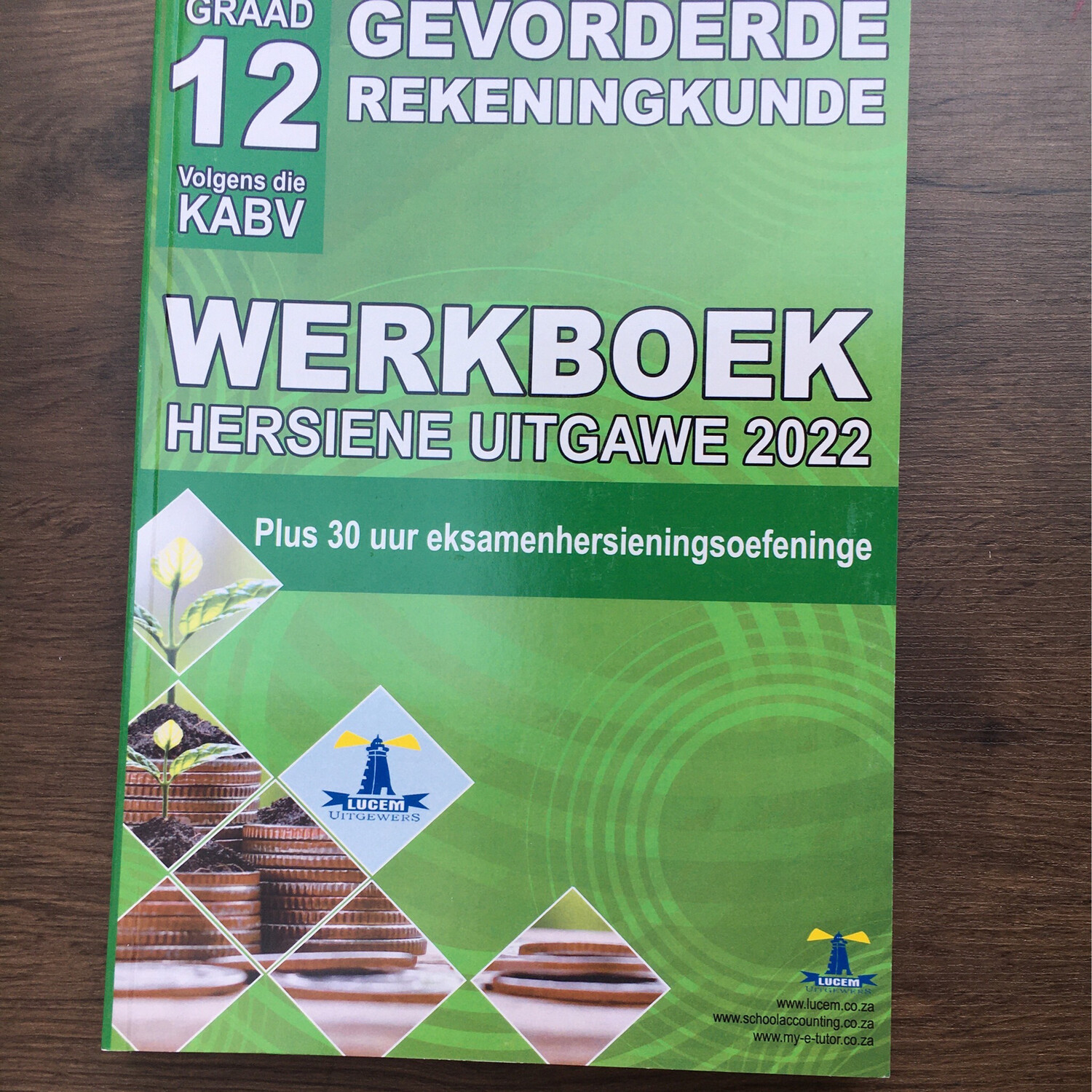 Graad 12 Lucem Gevorderde Rekeningkunde Werkboek 2025 Uitgawe
