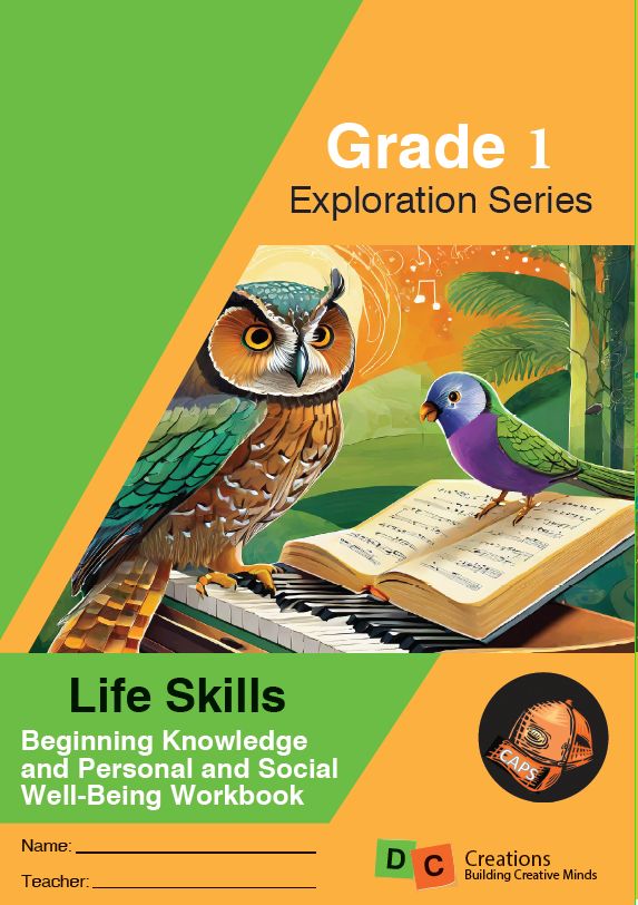 Grade 1 DC Exploration Series Life Skills - PSW &amp; PE - Text/WBook 2025