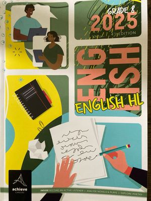 Grade 8 Achieve Careers English Home Language - 4th Edition 2025