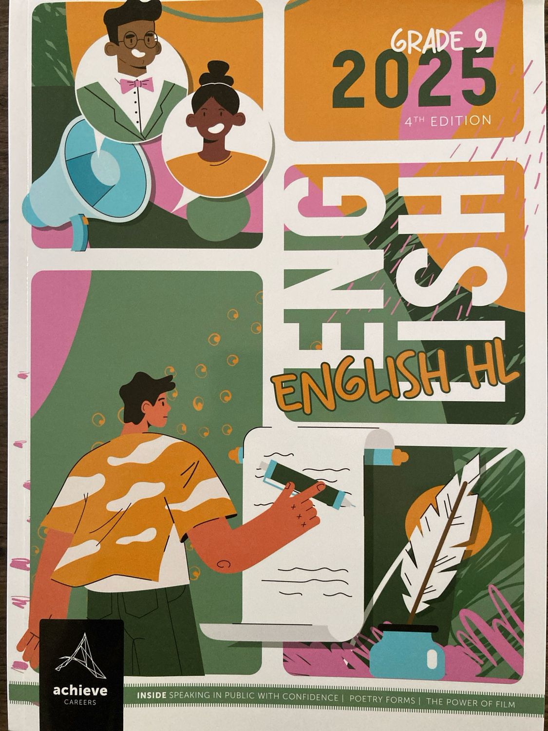 Grade 9 Achieve Careers English Home Language Learners Book (2025)