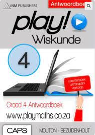 Play! Wiskunde Graad 4 ANTWOORDBOEK (2nd edition)