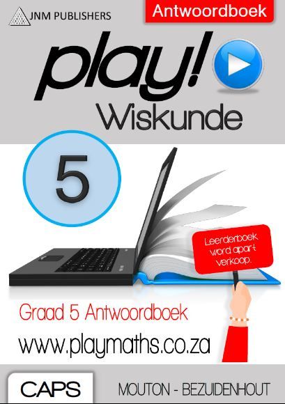 Play! Wiskunde Graad 5 ANTWOORDBOEK (2nd edition)