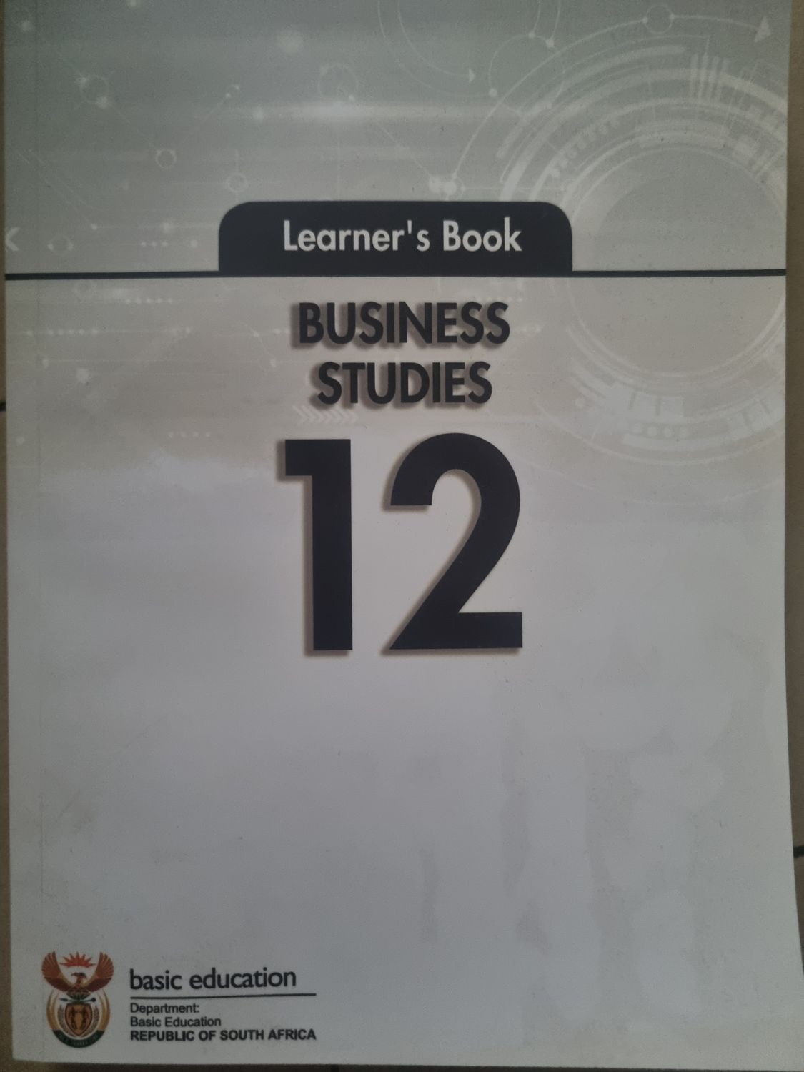 Basic Education Grade 12 Business Studies Learner Book