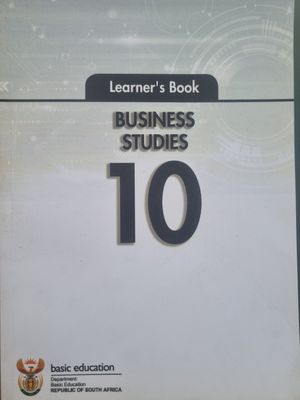 Grade 10 Business Studies Learner Book