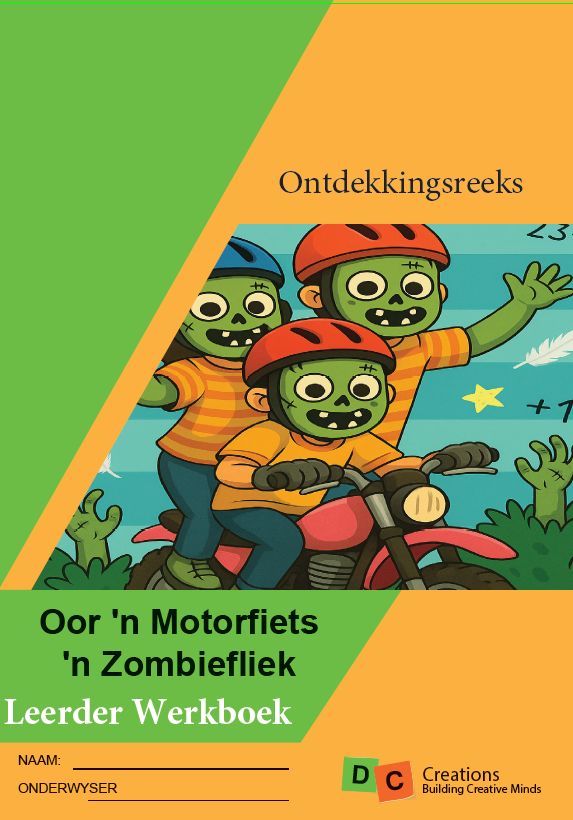 Oor &#39;n motorfiets, &#39;n zombiefliek DC Exploration Series Werkboek