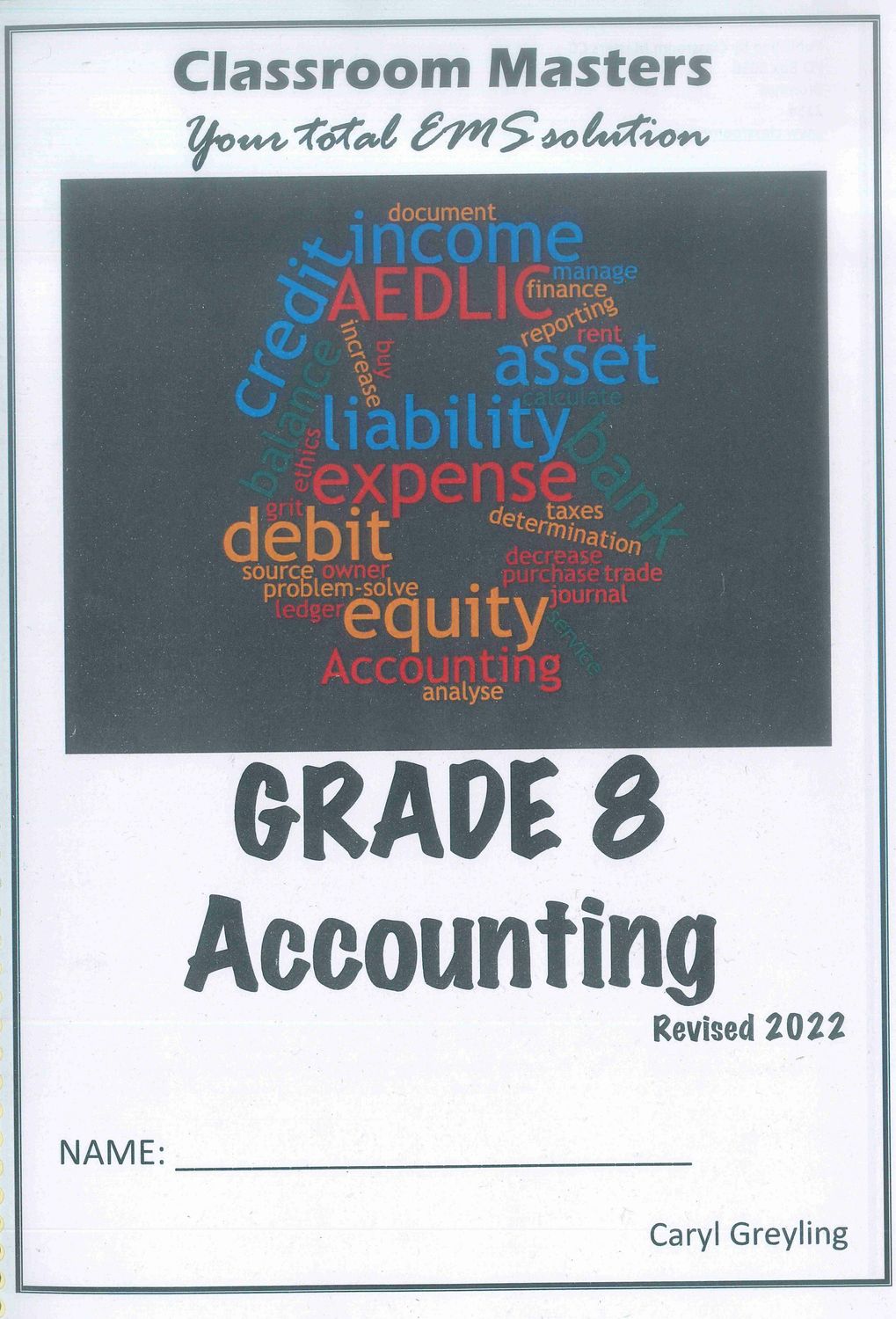 Classroom Masters Accounting Grade 8