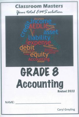 Classroom Masters Accounting Grade 8