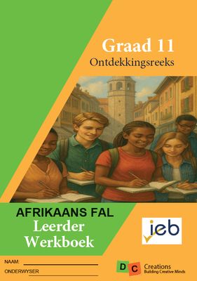 Grade 11 DC Exploration Series Afrikaans Werkbook