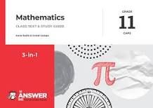 Maths G11 ‘3in1’ (Answer Series)