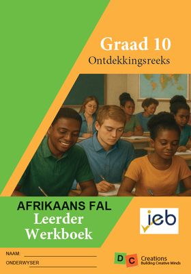 Grade 10 DC Exploration Series Afrikaans Werkboek