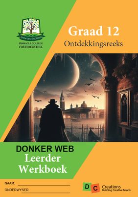 Donker Web DC Exploration Series Werkboek Pinnacle Founders Hill