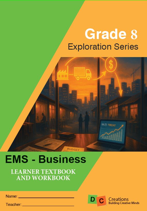 Grade 8 DC Exploration Series EMS Business Studies Learner Workbook 2026