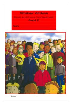 Gr 11 EAT Klinkklaar Afrikaans Taalwerkboek