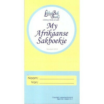 Grade 6-12 My Afrikaans Sakboekie Grade 6-12 My Afrikaans Sakboekie