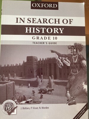 Grade 10 Oxford In Search Of History Teachers Guide Grade 10 Oxford In Search Of History Teachers Guide