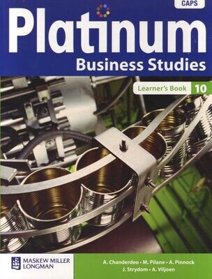 Grade 10 Platinum Business Studies LB CPS Grade 10 Platinum Business Studies LB CPS