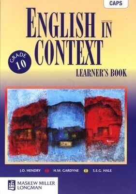 Grade 10 English in Context Grade 10 English in Context