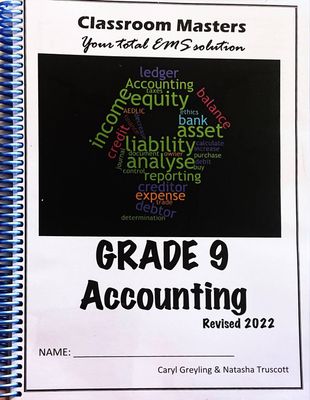 Classroom Masters Grade 9 Accounting