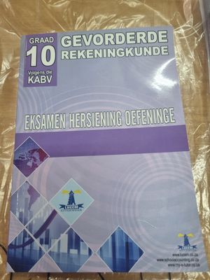Graad 10  Eksamenhersienings Oefeninge & Memo