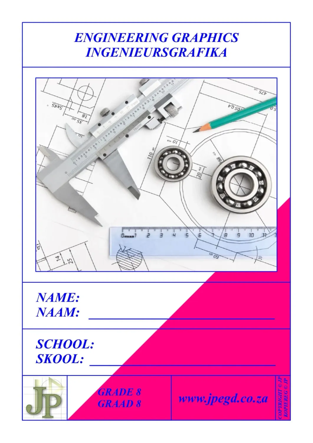 JPEGD Engineering Graphics & Design Gr8 Workbook (A4)