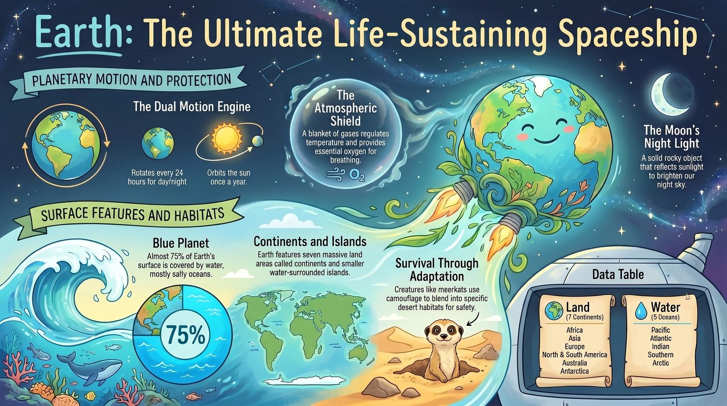 Earth - The Ultimate Life Sustaining Spaceship