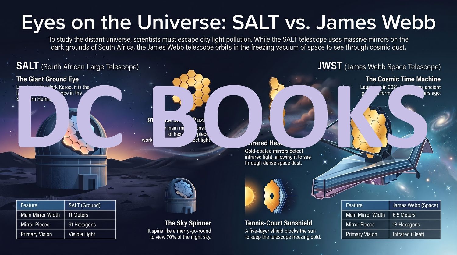 Eyes on the Universe - SALT vs James Webb