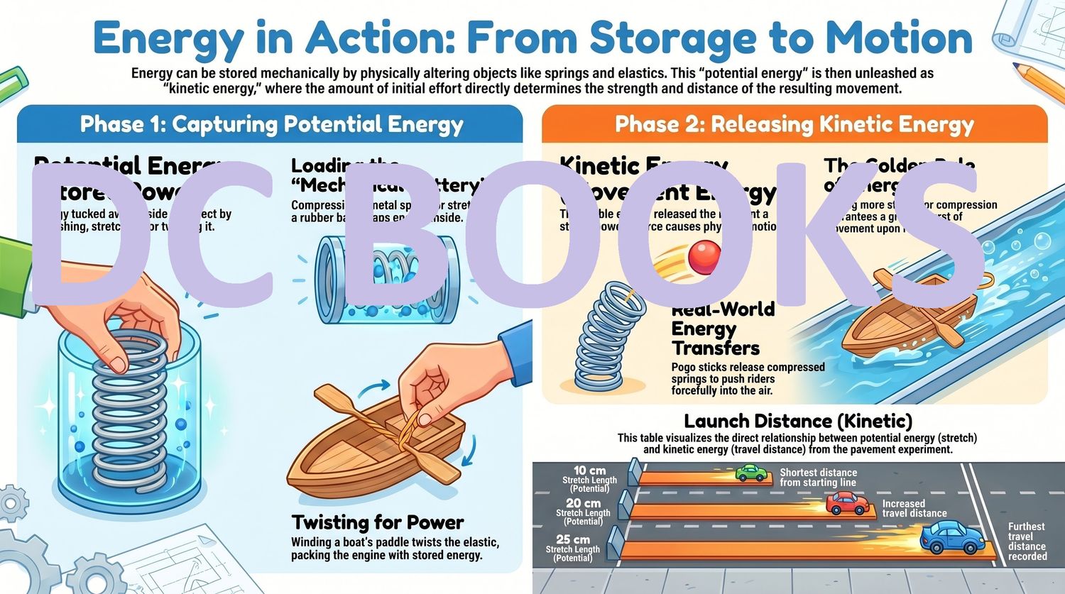Energy in Action - From Storage to Motion
