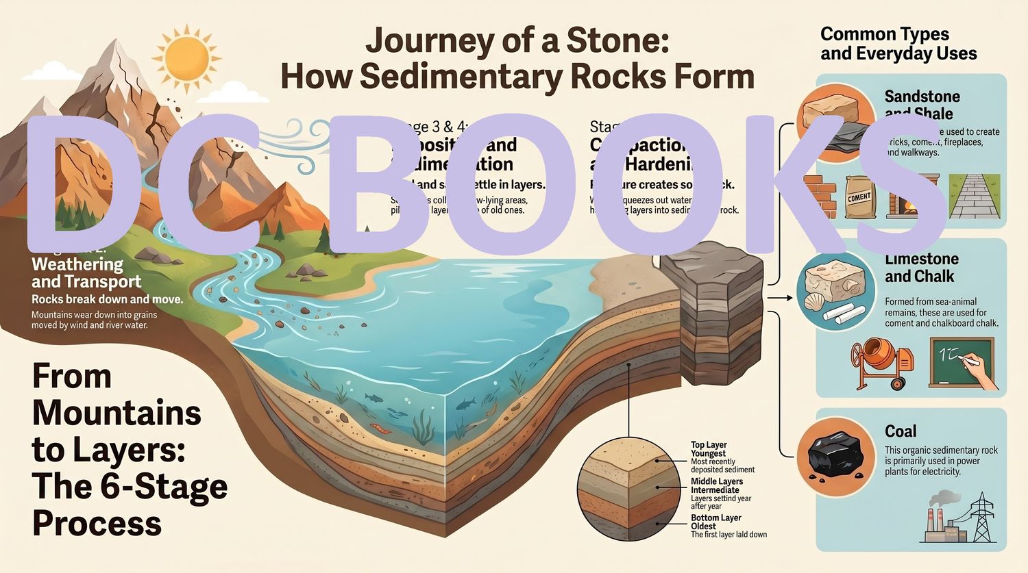 Journey of a Stone - How Sedimentay Rocks Form
