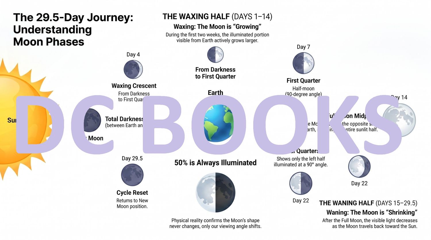The 29.5 Day Journey - Understanding Moon Phases