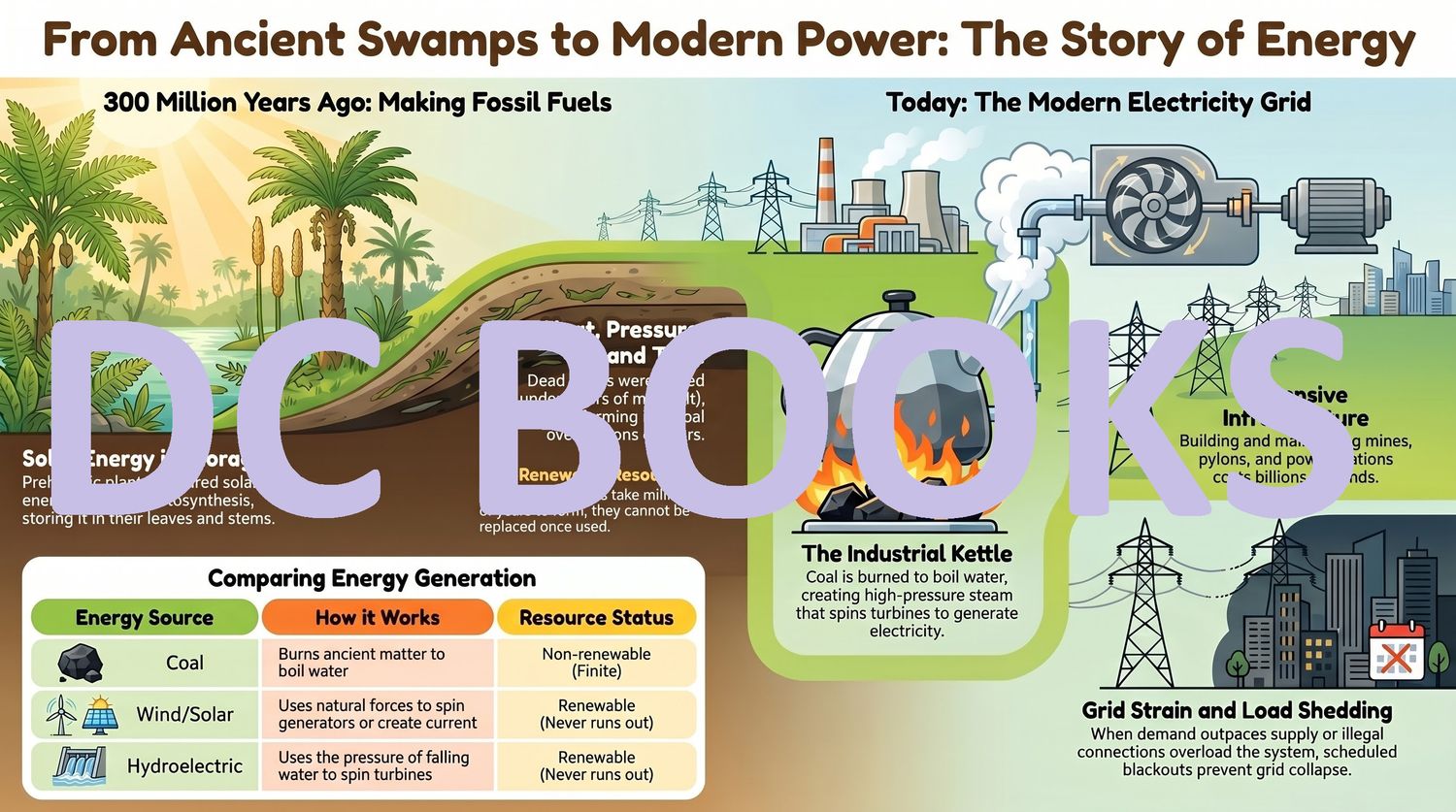 From Ancient Swamps to Modern Power - The Story of Energy