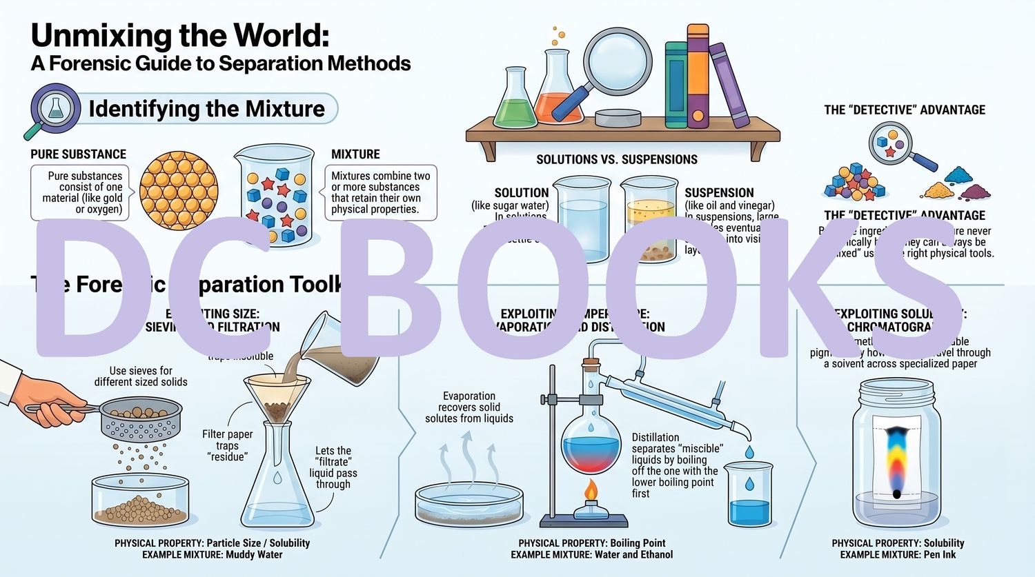 Unmixing the World - A forensic guide to Separation Methods