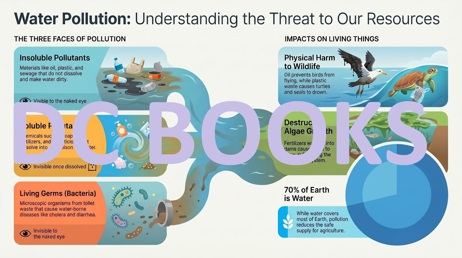 Water Pollution : The Three faces - Understanding the Threat to our Resources