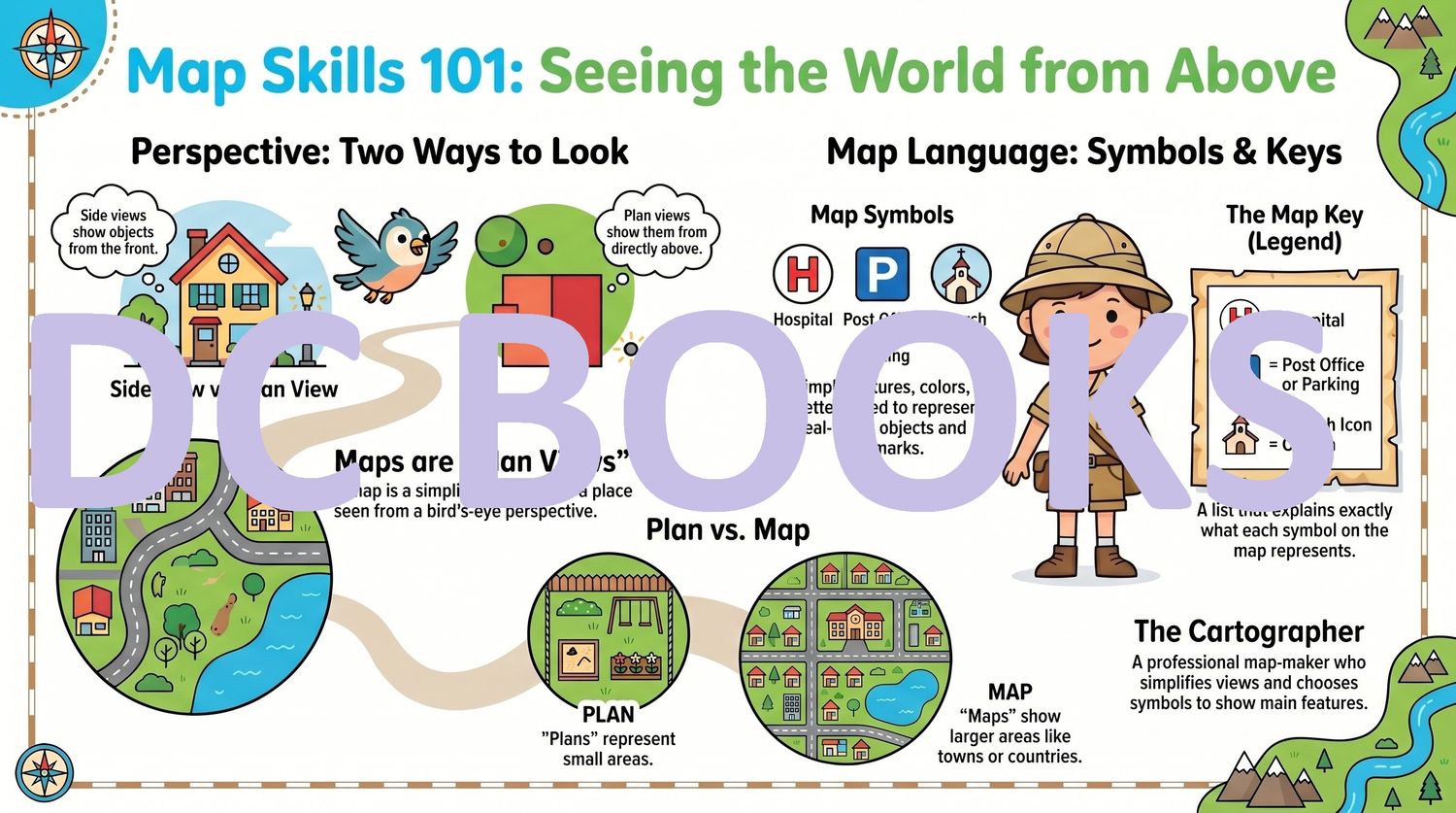 Map skills 101 - Seeing the world from above