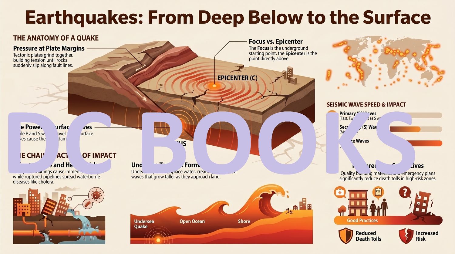 Earthquakes - From Deep Below to the Surface