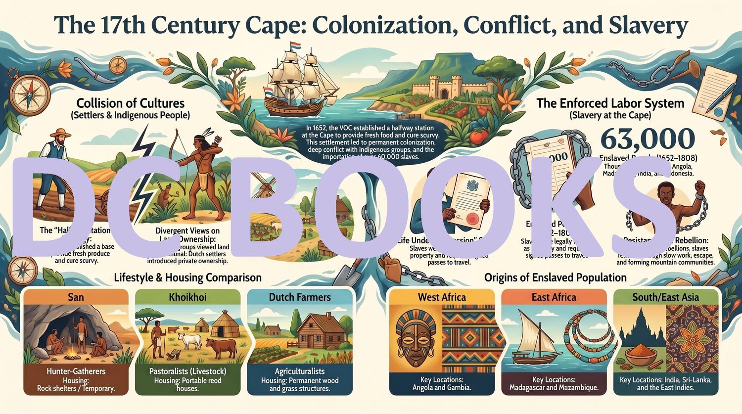 The 17th Centuary Cape - Colonialization Conflict and Slavery