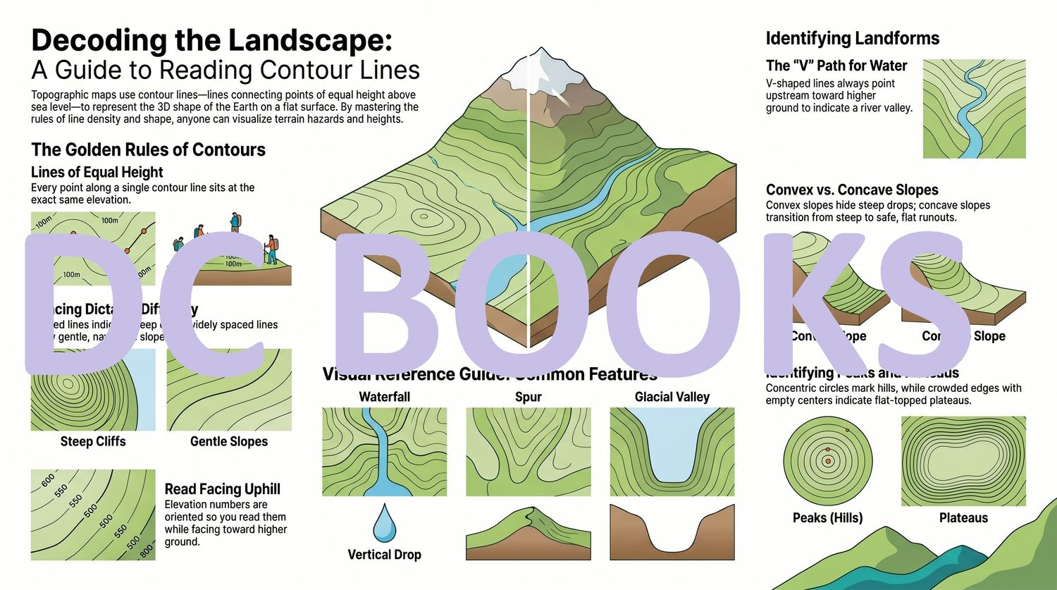 Decoding the Landscape - A Guide to Reading Contour Lines