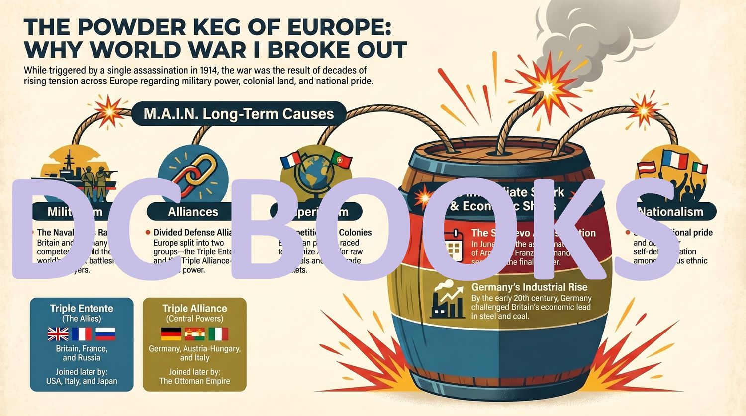 The Powder Keg of Europe - Why World War 1 Broke Out