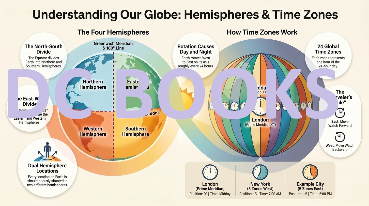 Understanding Our Globe - Hemispheres and Time Zones