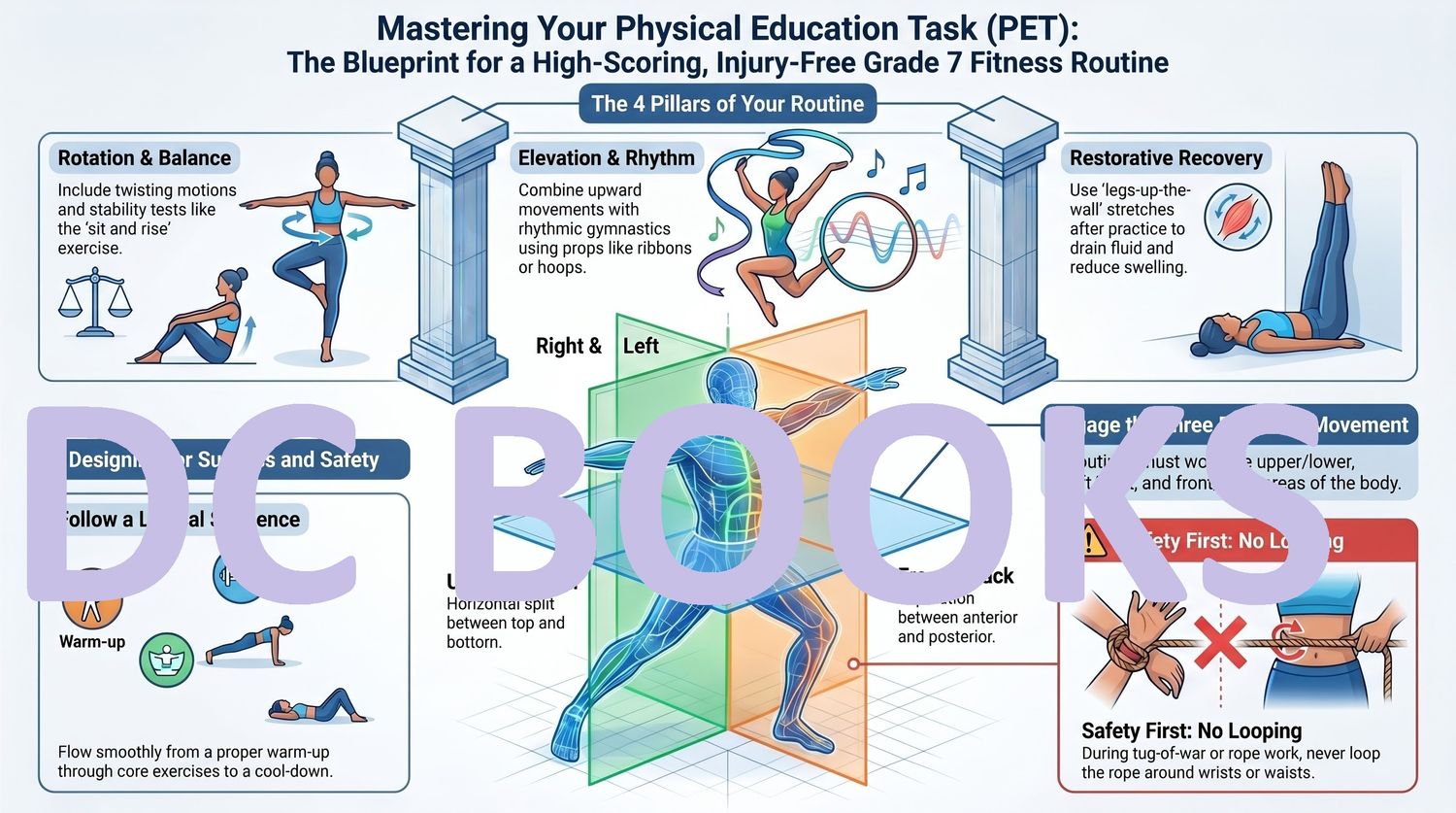 Mastering your Physical Education Task (PET) - The Blueprint for a High Scoring Injury Free Grade 7 Fitness Routine