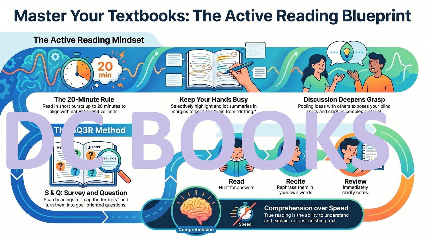 Master your Textbook - The Active Reading Blueprint SQ3R
