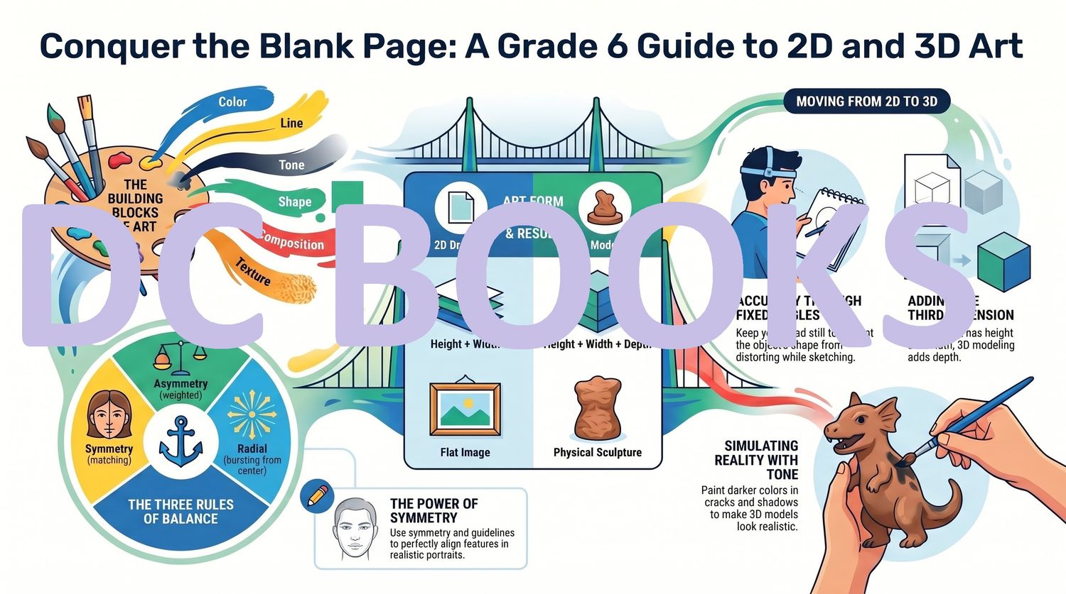 Conquer the Blank Page - A Grade 6 Guide to 2D and 3D Art