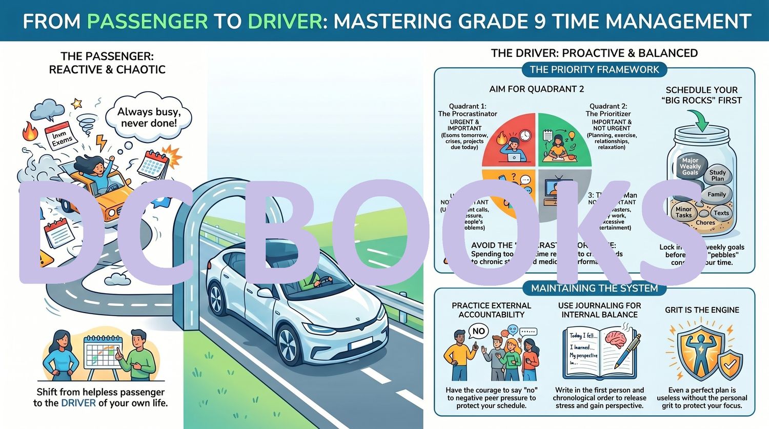 From Passenger to Driver - Mastering Grade 9 Time Management