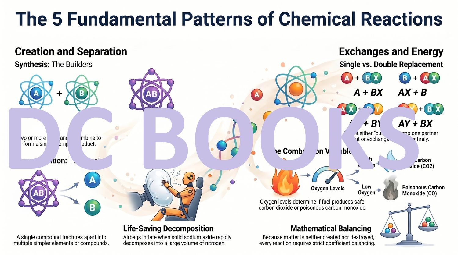 The 5 Fundamental - Patterns of Chemical Reactions