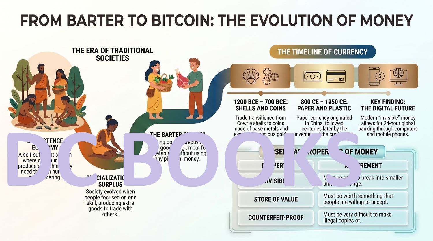 From Barter to Bitcoin - The Evolution of Money